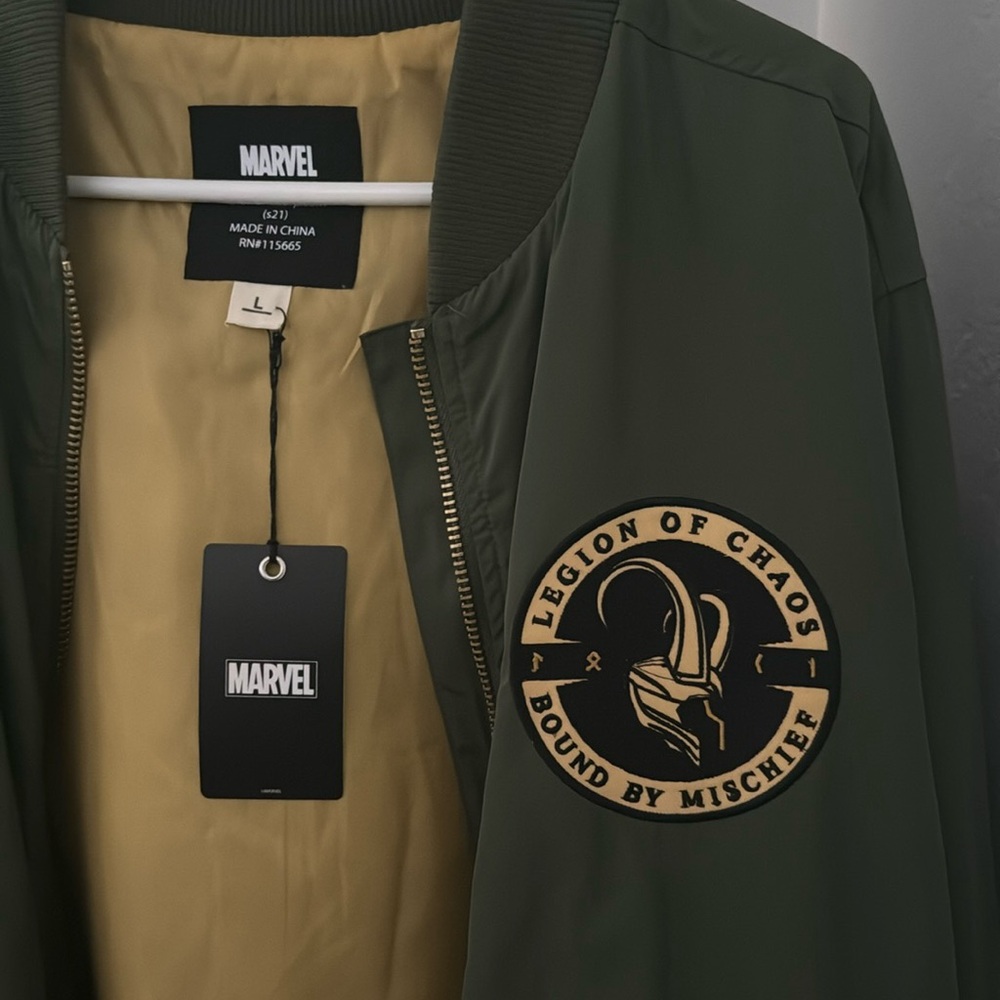 Loki Marvel Jacket Legion of Chaos Prince of Lies Heroes and Villains Size L New